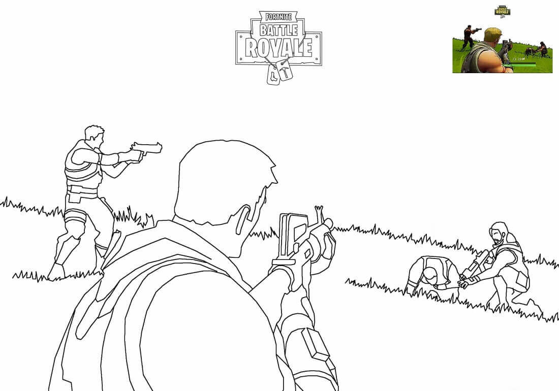 Free printable fortnite coloring pages