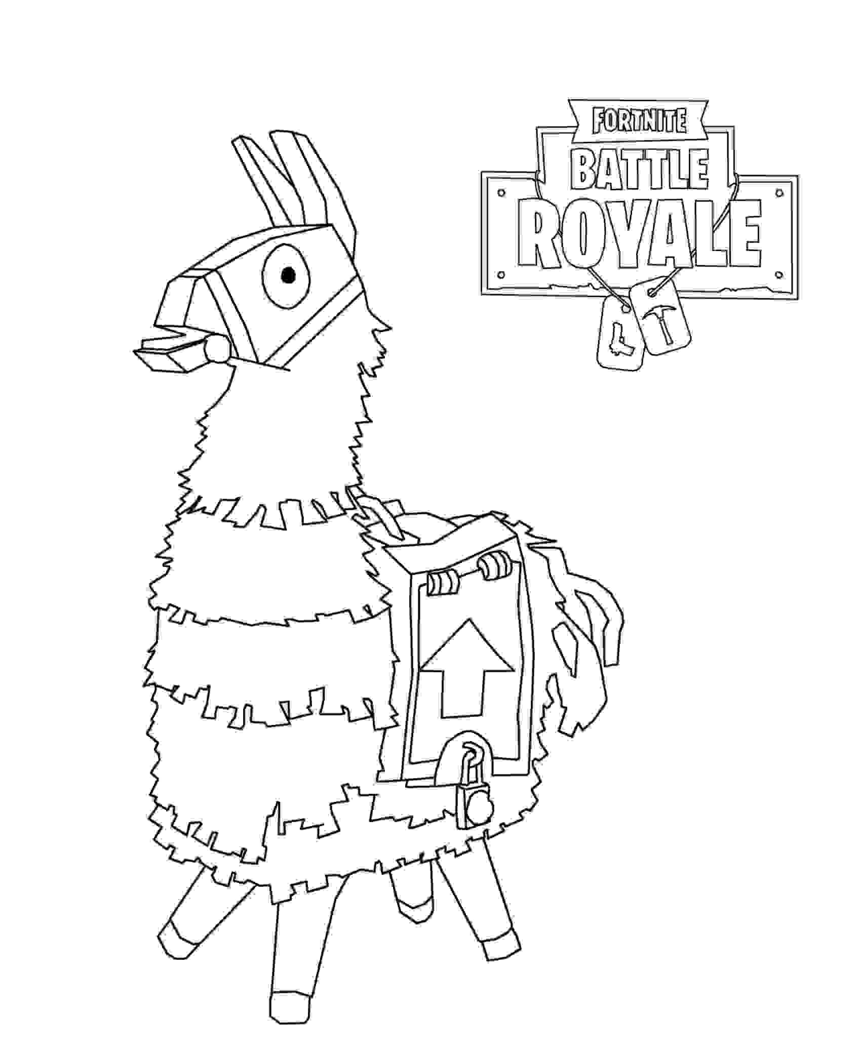 Fortnite coloring pages