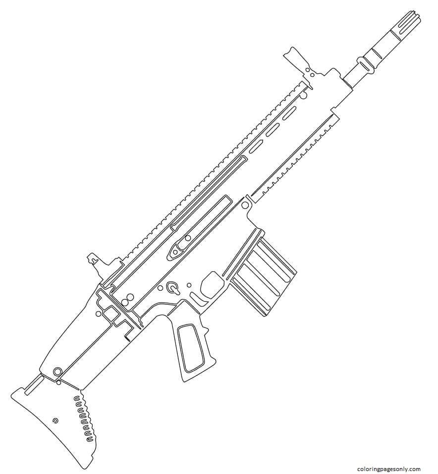 Gun coloring pages printable for free download