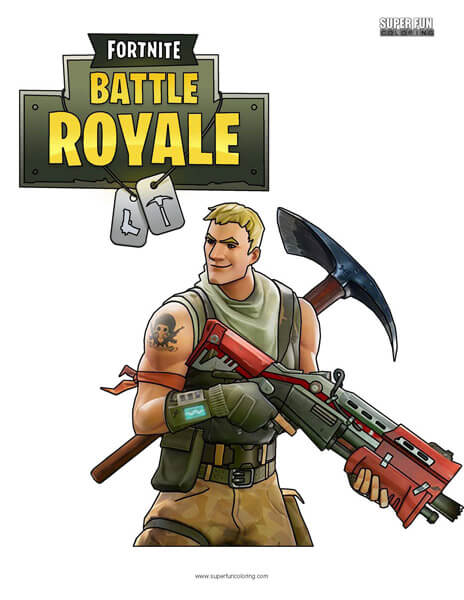 Fortnite coloring pages