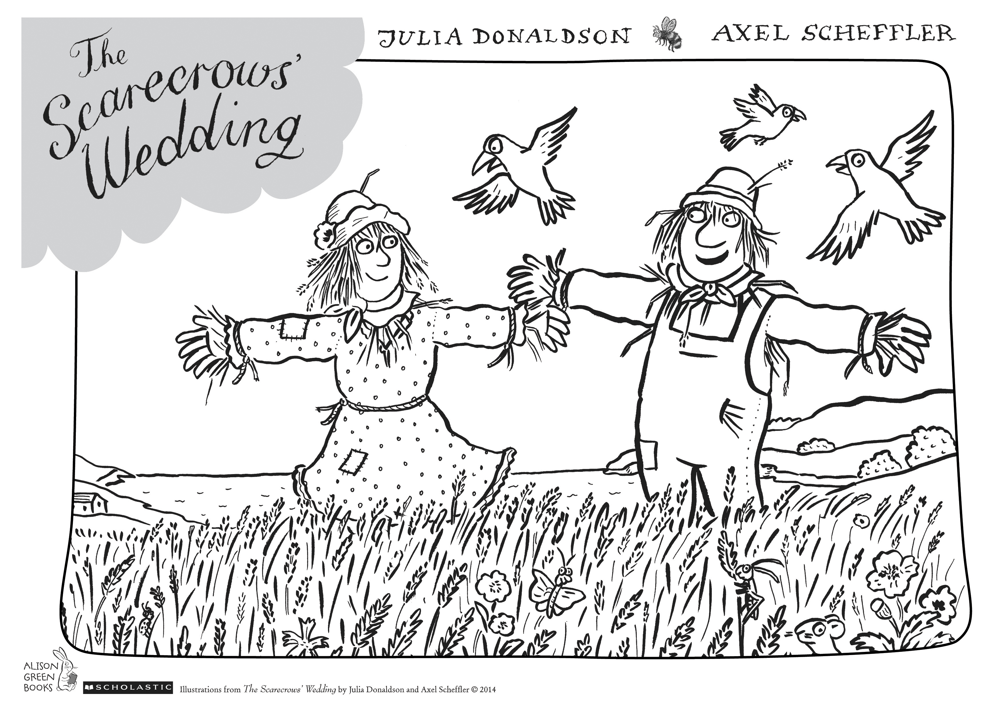 The scarecrows wedding louring sheet