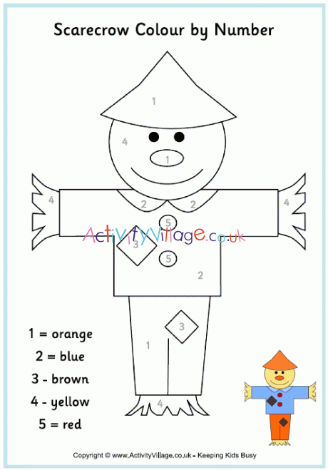 Scarecrow lour by number