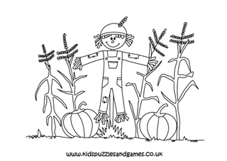 Autumn scarecrow