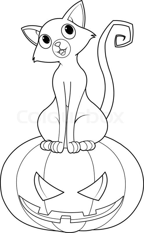 Halloween coloring page