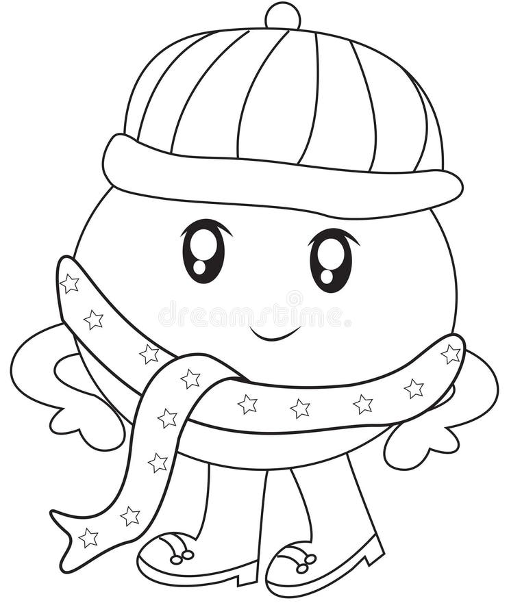 Scarf coloring stock illustrations â scarf coloring stock illustrations vectors clipart