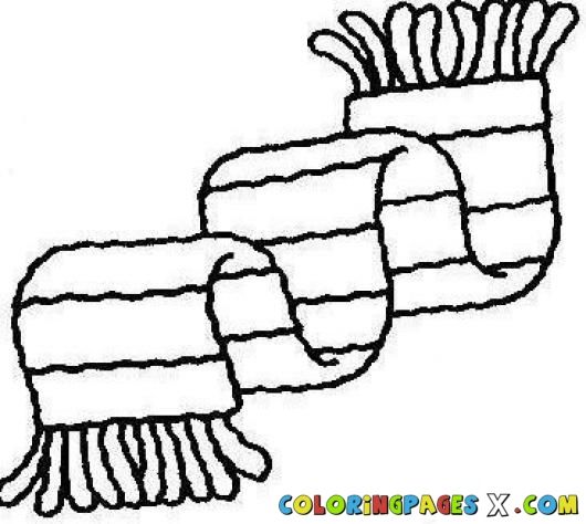 Winter scarf coloring page imagenes de bufandas pãginas para colorear blanco y negro
