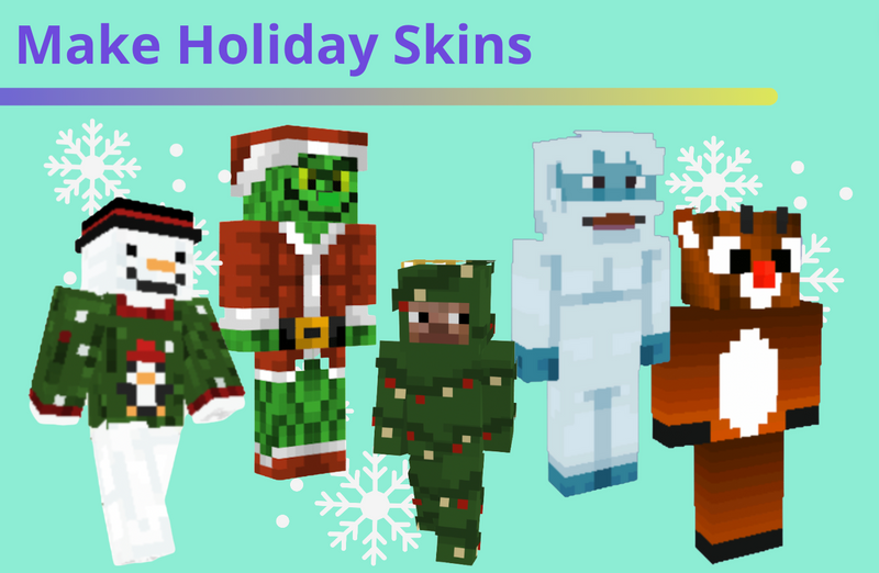 How to make holiday minecraft skins