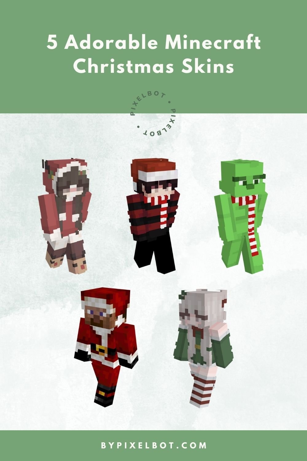 Adorable minecraft christmas skins for the season â