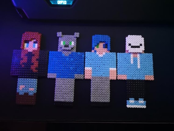 Minecraft skins own skin available perler beads