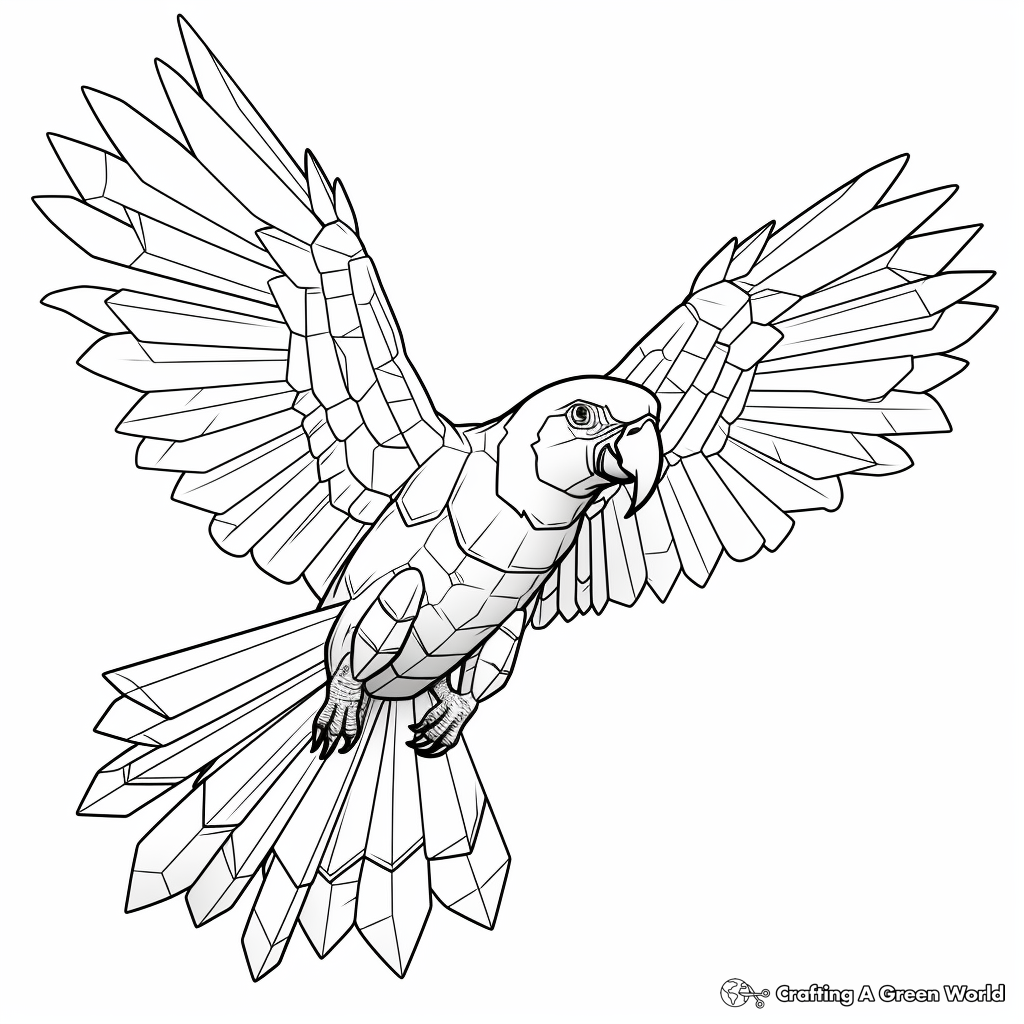 Macaw coloring pages