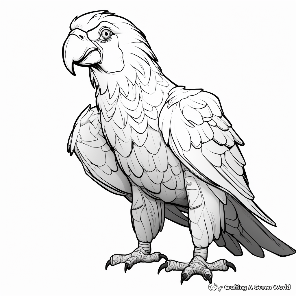Macaw coloring pages
