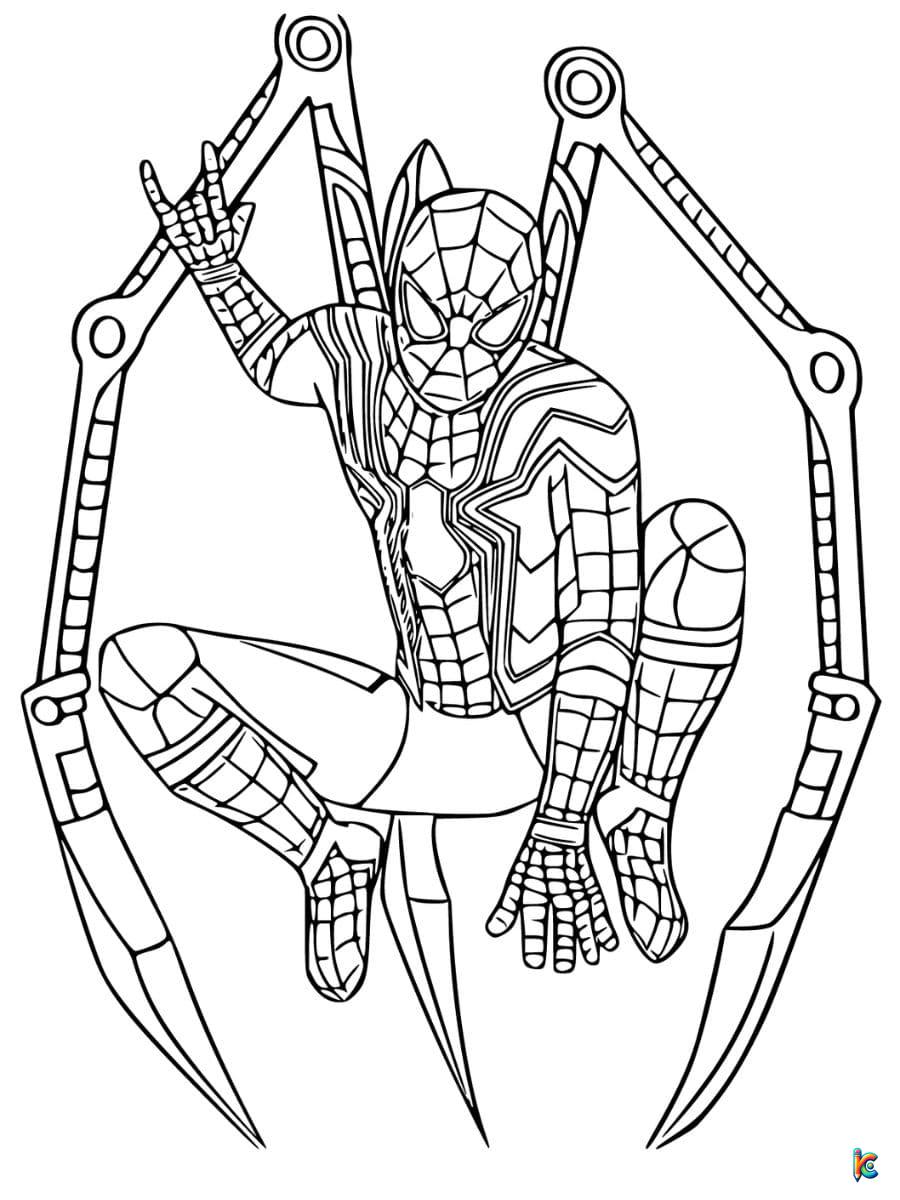 Spiderman coloring pages â