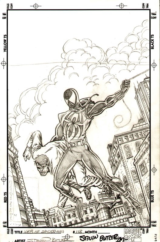 Unused scarlet spider cover found