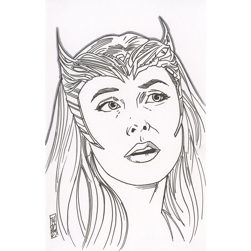 Scarlet witch marvel ics