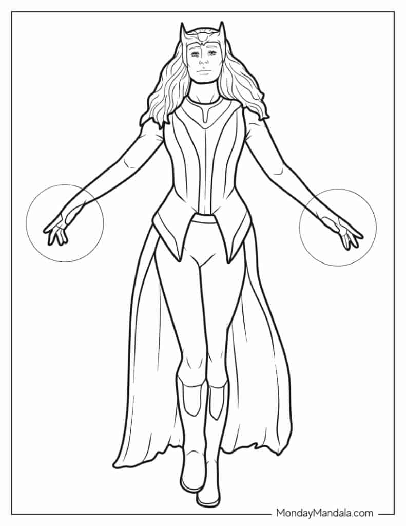 Superhero coloring pages free pdf printables