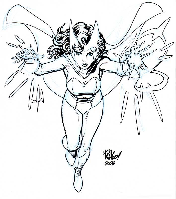 Scarlet witch by wieringo on deviantart witch coloring pages scarlet witch coloring pages