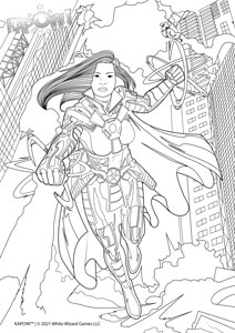 Coloring pages wise wizard games