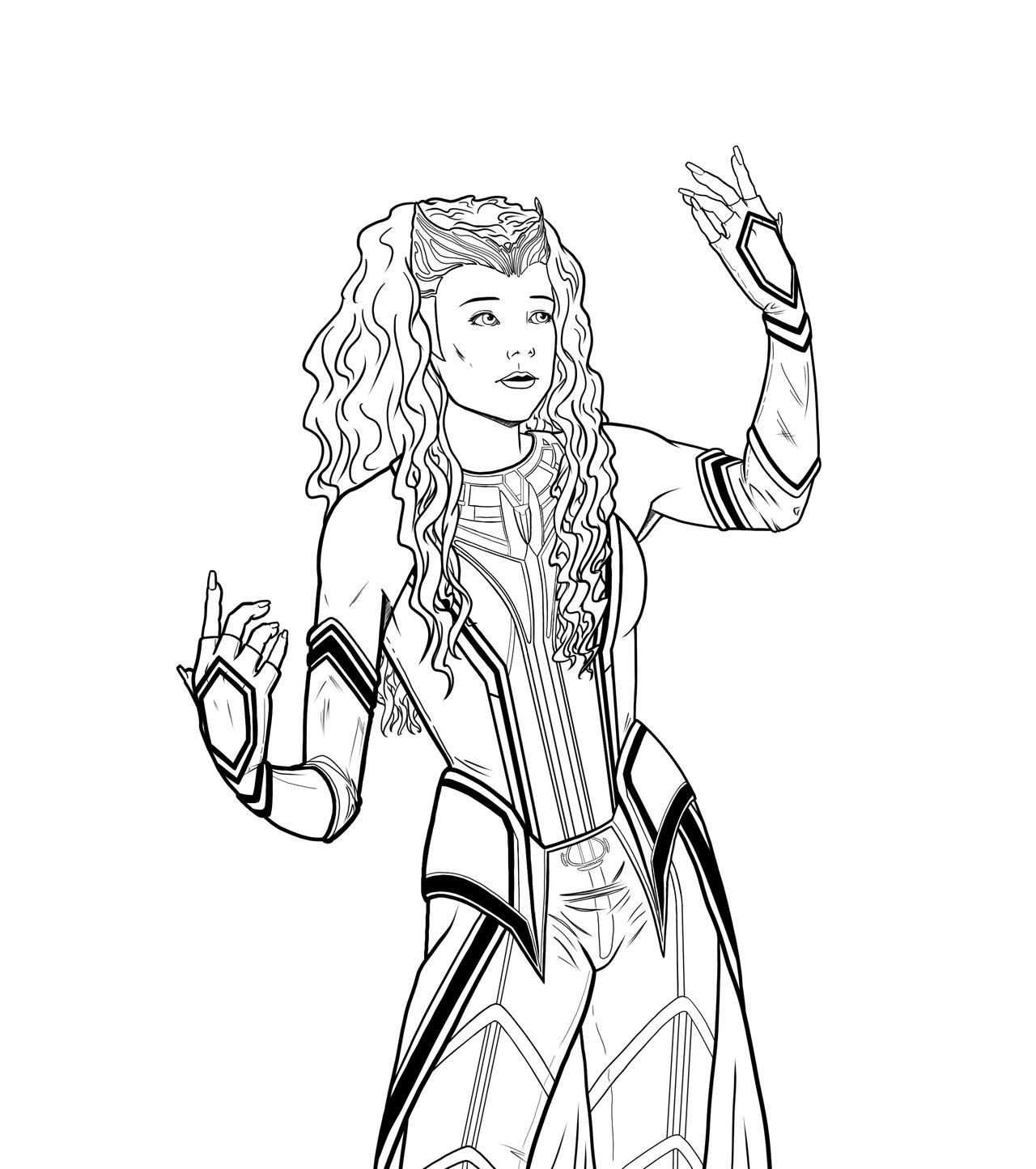 Scarlet witch by katebishop on
