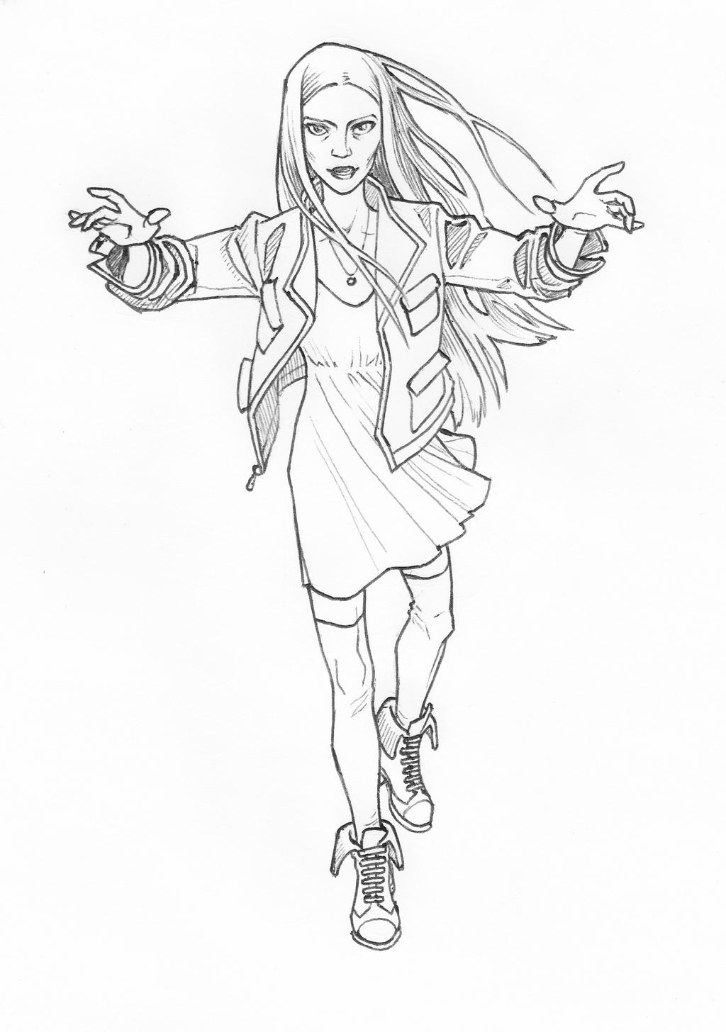 Scarlet witch by alice