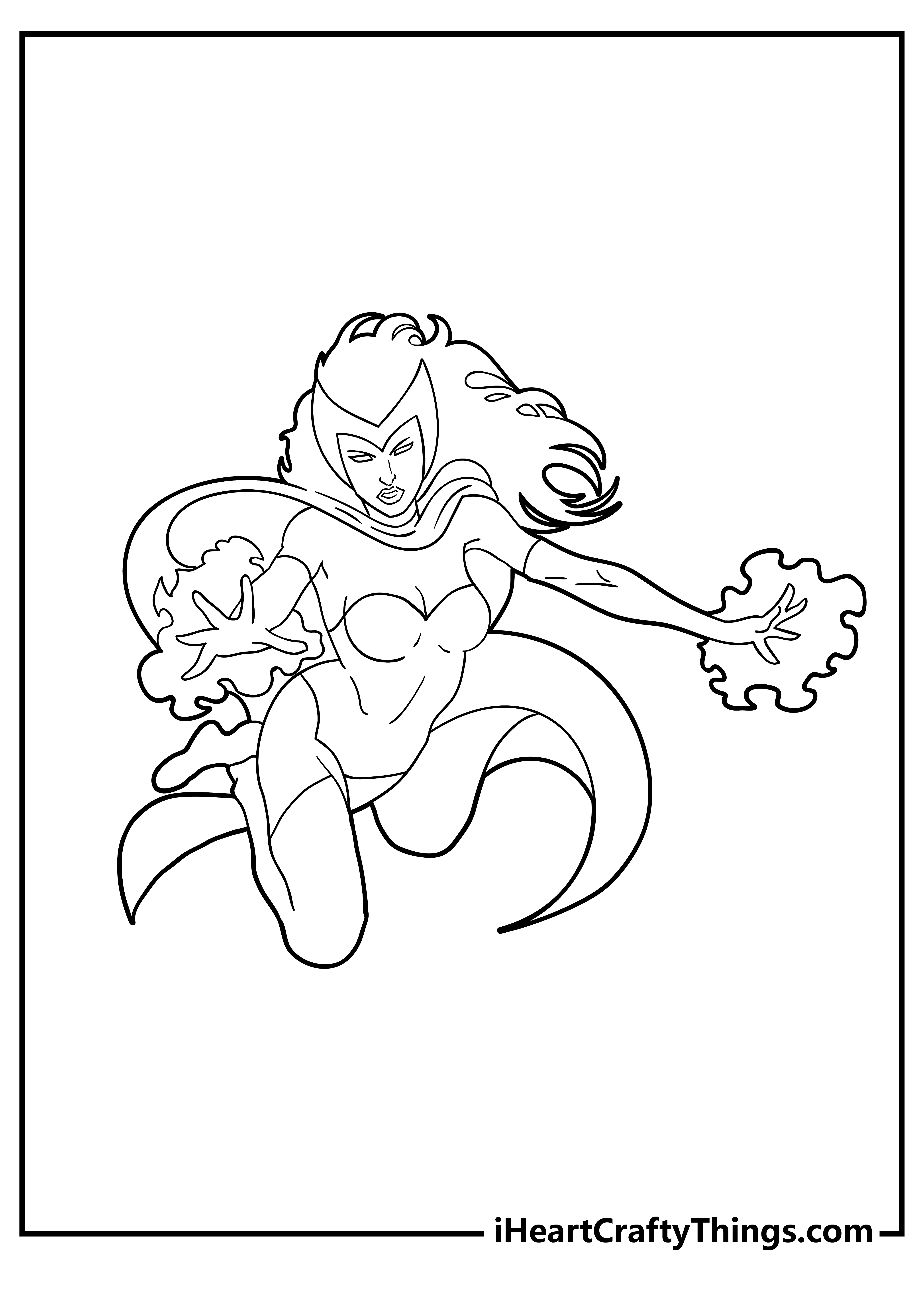 Scarlet witch worksheet