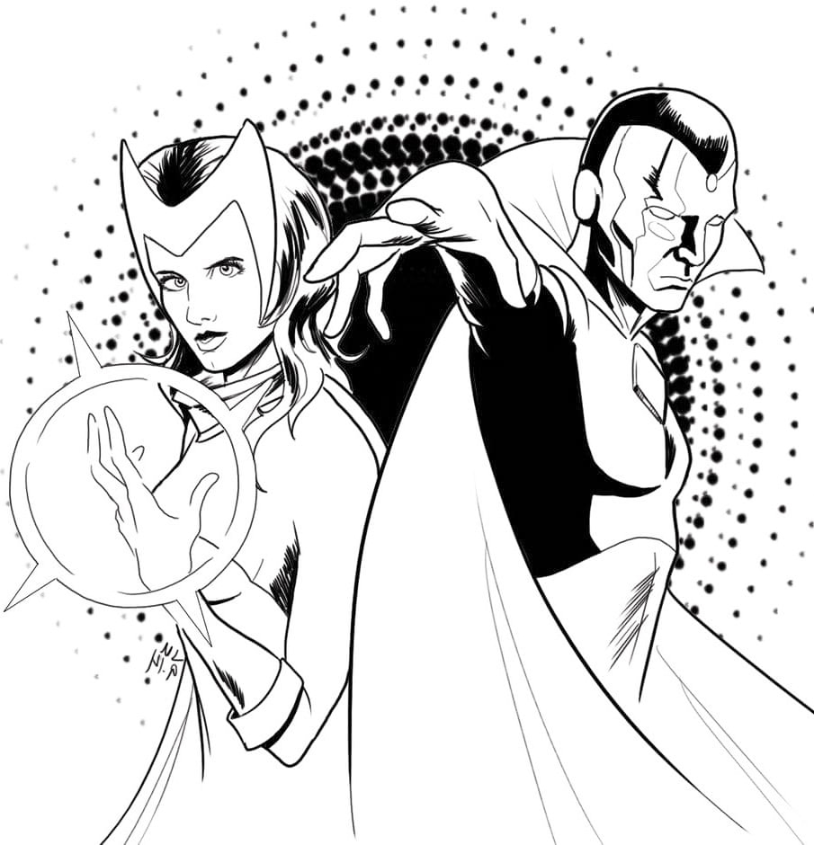 Vision coloring pages