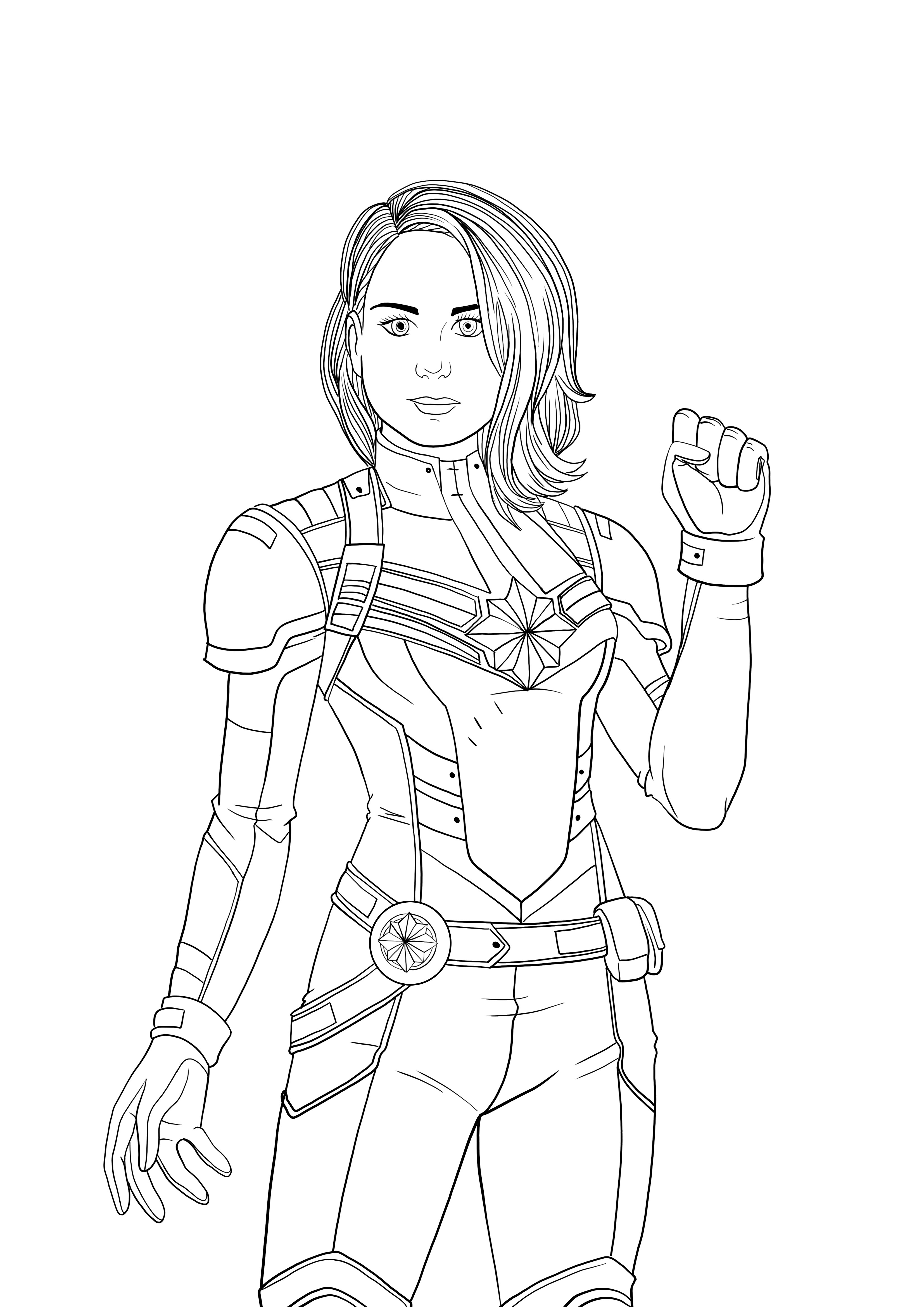 Scarlet witch to print for free