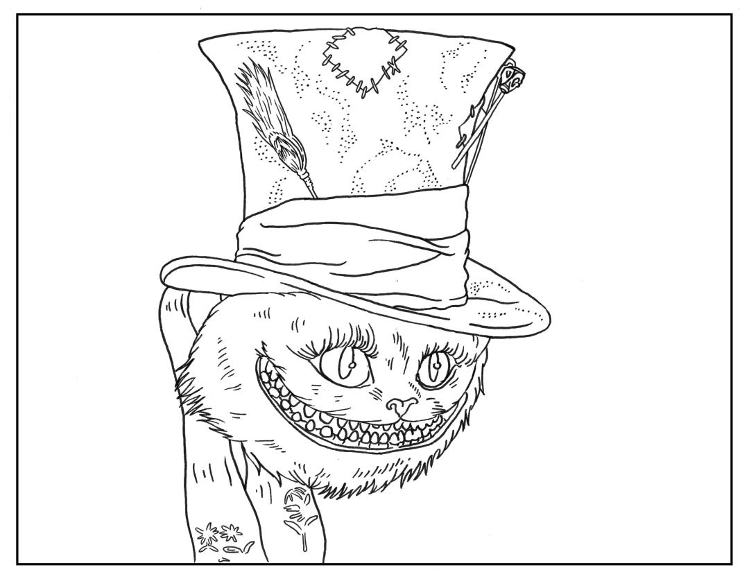 Get this adult halloween coloring pages scary cat scc