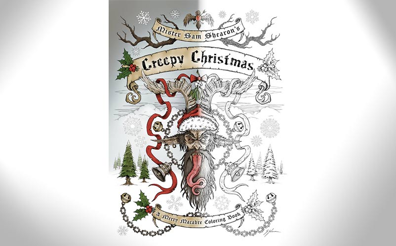 Mister sam shearons creepy christmas a merry macabre coloring book review â horror novel reviews