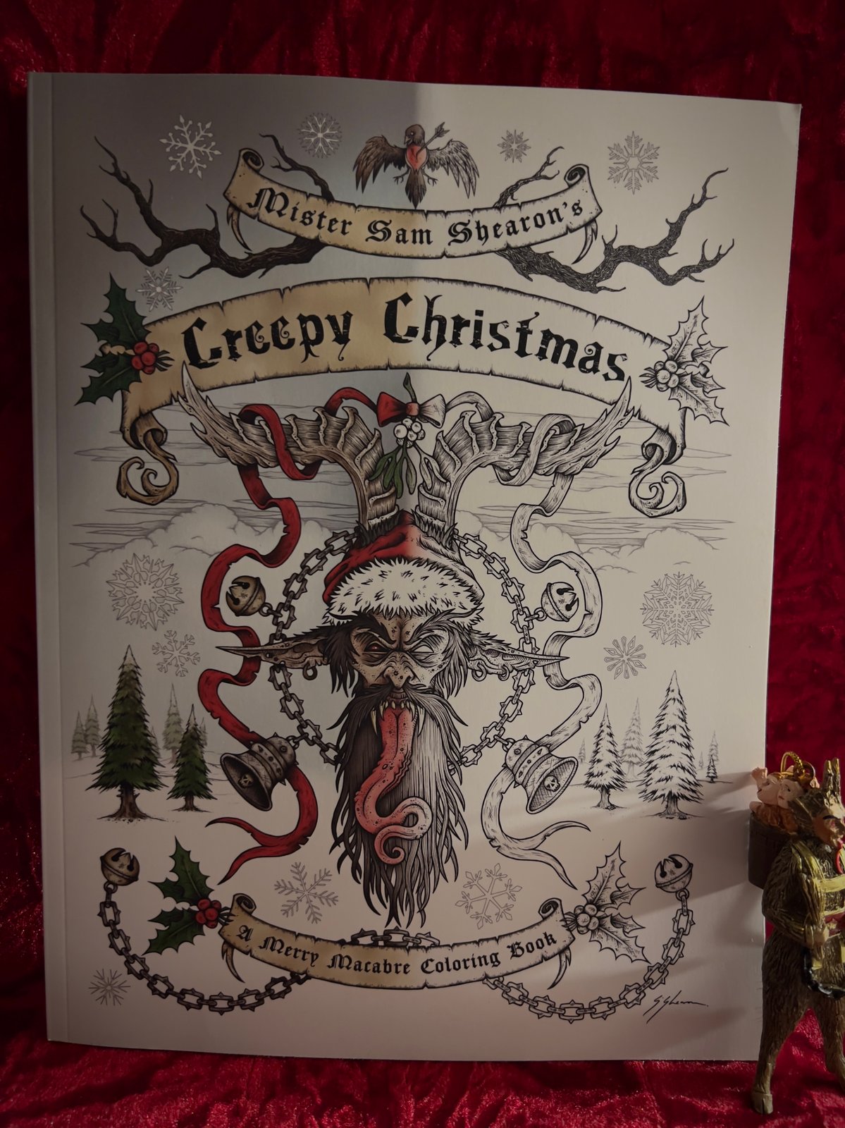 Creepy christmas colouring book house of morningstar