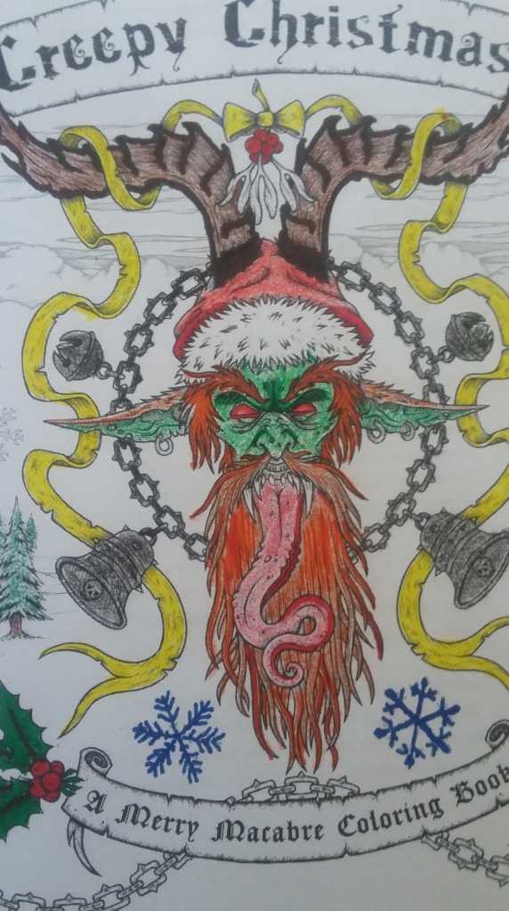 Mister sam shearons creepy christmas a merry macabre coloring book review â horror novel reviews