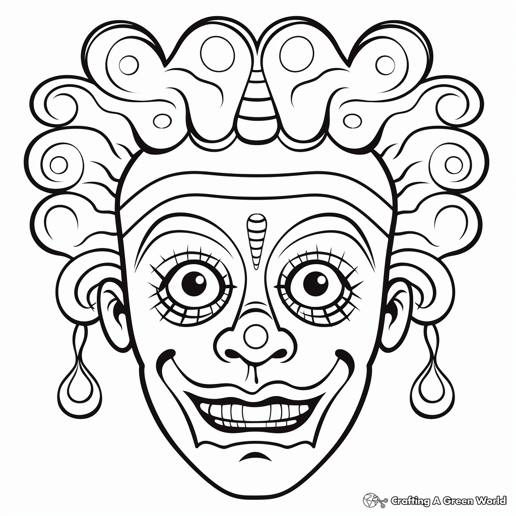 Head coloring pages
