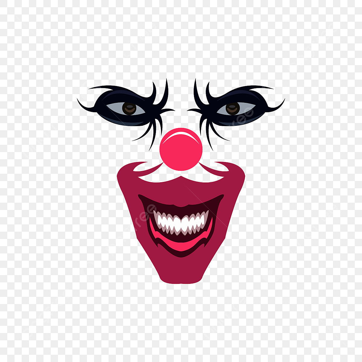 Clown face png transparent images free download vector files