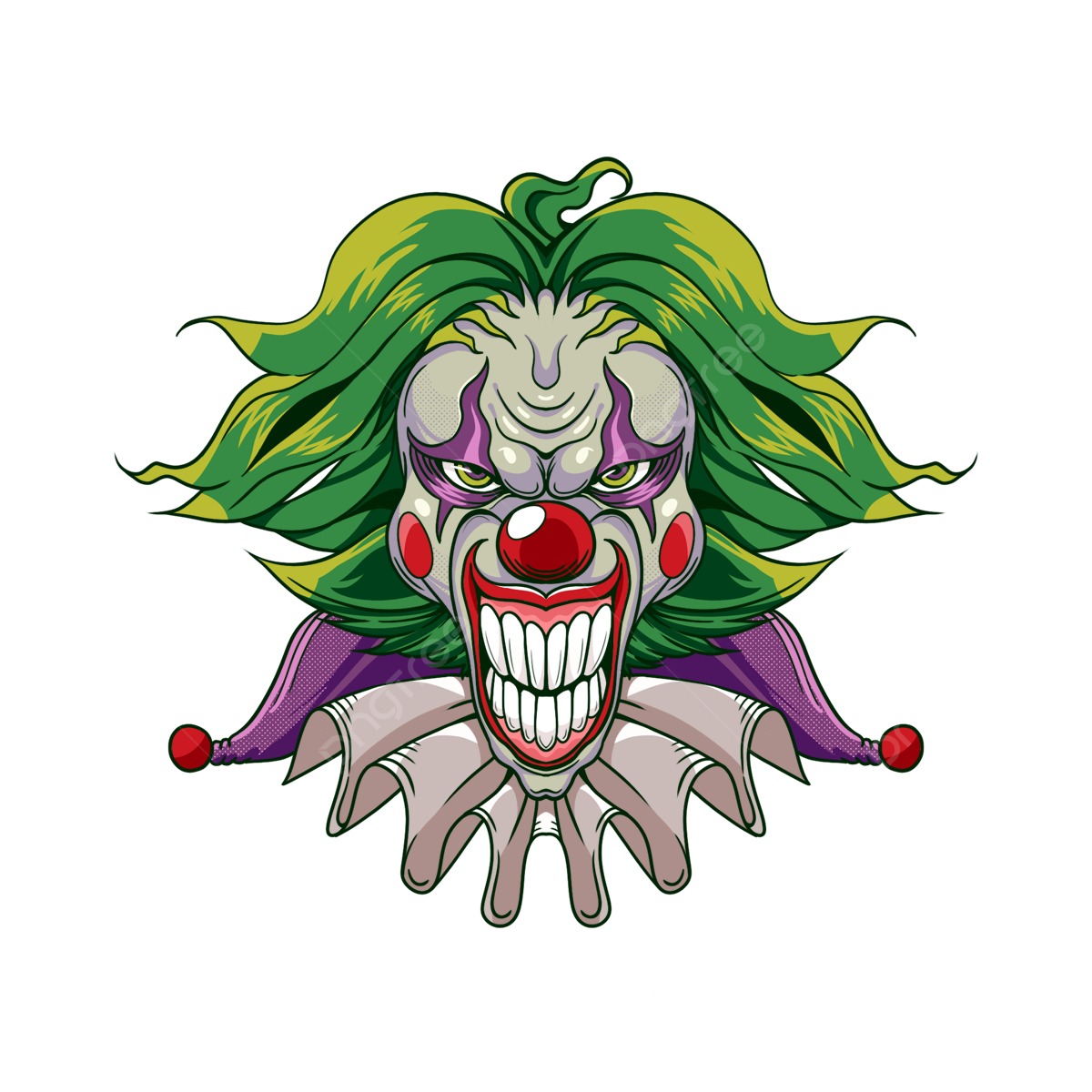 Scary clown png transparent images free download vector files