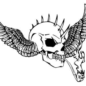 Skull coloring pages printable for free download
