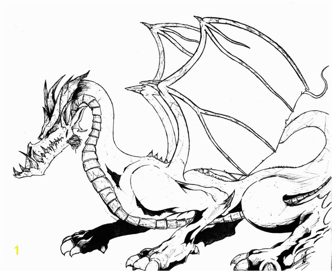 Dragon coloring pictures