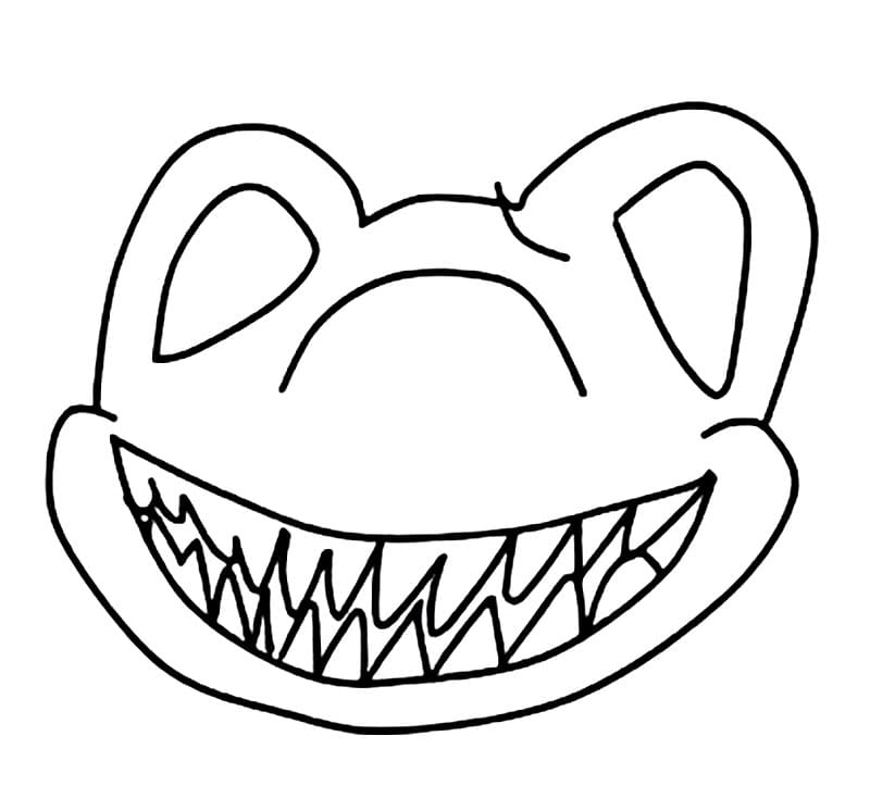 Printable scary juan coloring page