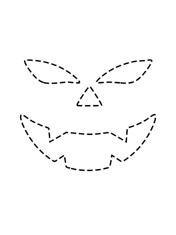 Scary pumpkin carving patterns