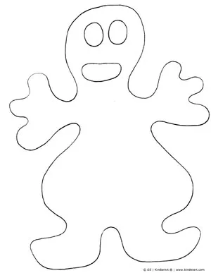 Scary ghost coloring page â