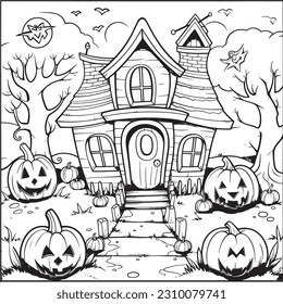 Black and white halloween clipart polar vectors