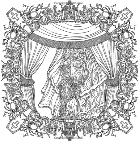 Best halloween coloring books for adults