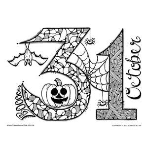 Coloring pages for halloween
