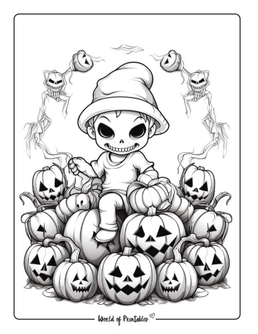 The best halloween coloring pages for kids adults
