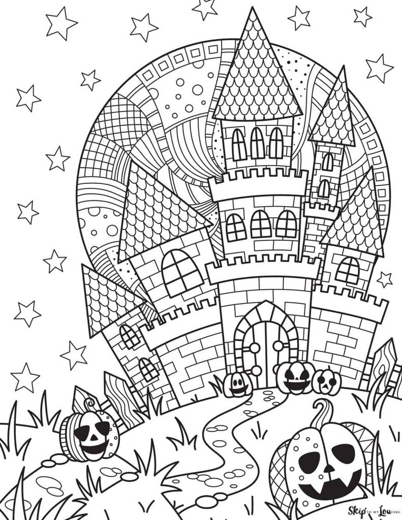 Free halloween coloring pages