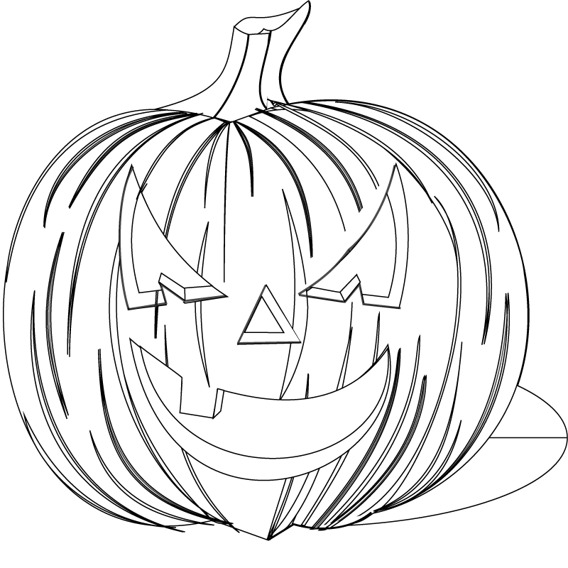 Spooky halloween coloring pages printable for free download