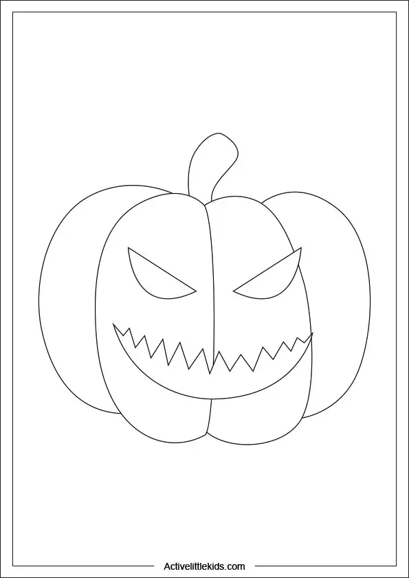 Free pumpkin coloring pages