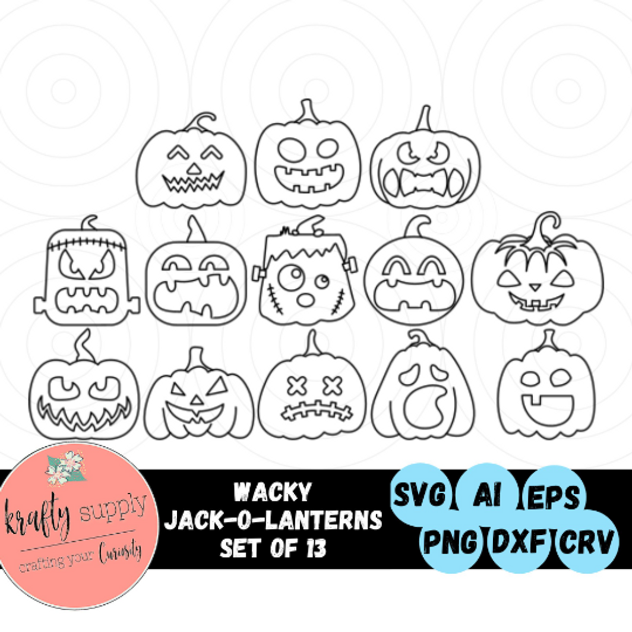 Order online set of halloween jack
