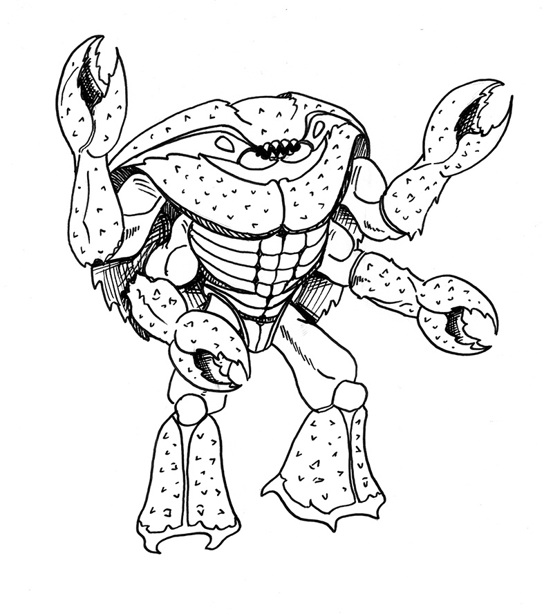 Coloring monsters for my son