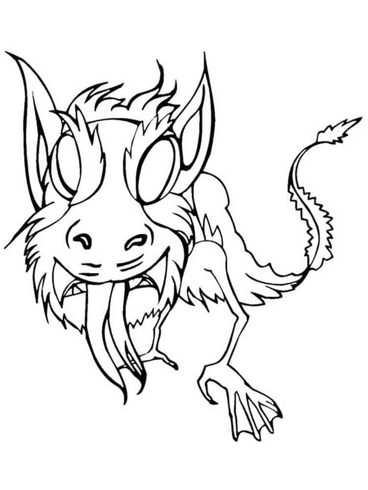 Monster coloring pages