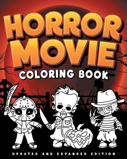 Horror movie coloring book by timothy renfrow paperback barnes noble
