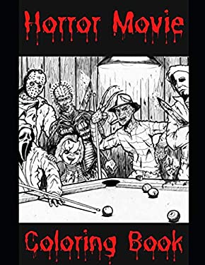 Horror movie coloring book book